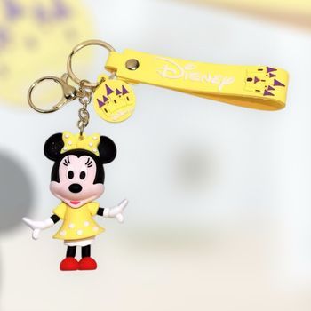 Porte clés Minnie en silicone