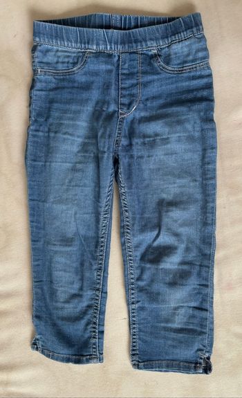 Jegging capri jeans bleu foncé