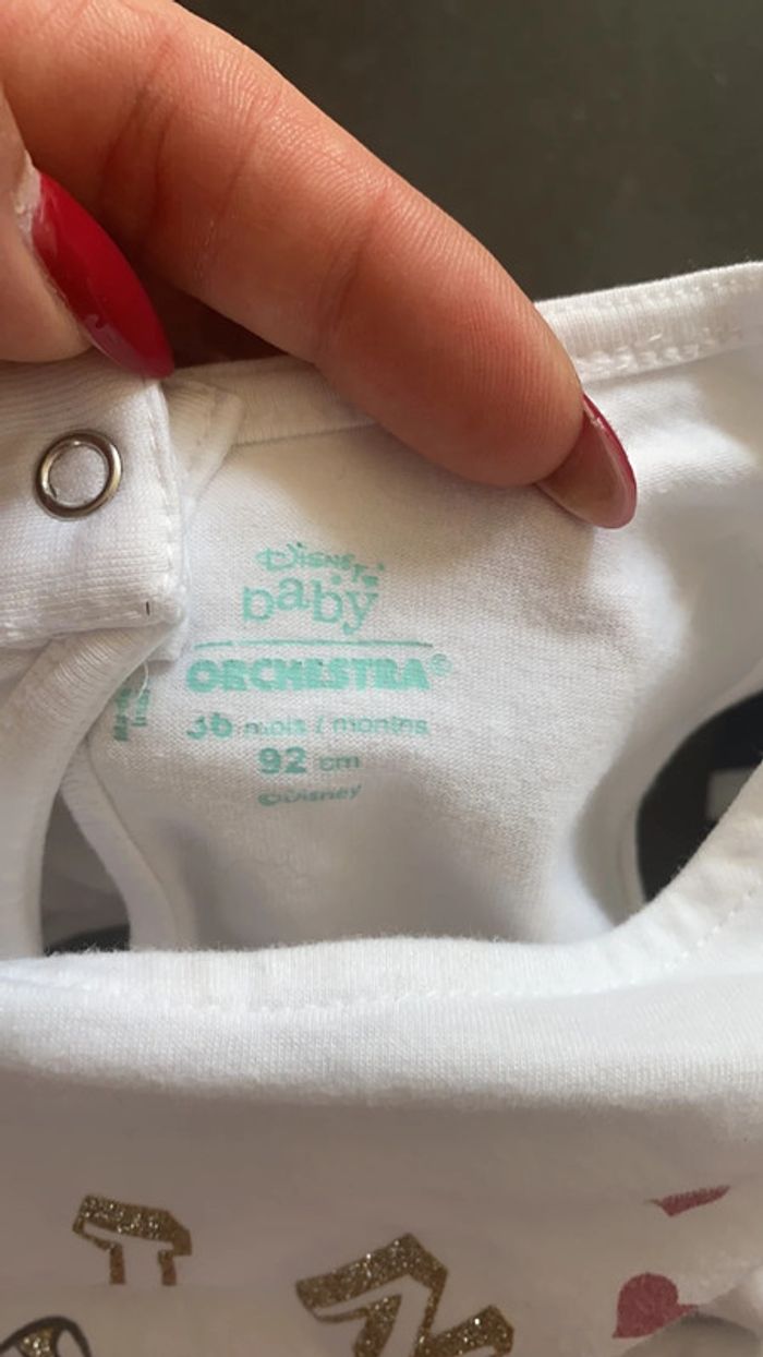 Combishort bébé fille Disney Orchestra - photo numéro 4