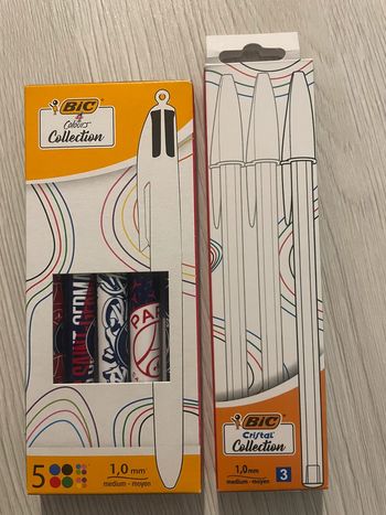 2 lot stylos bic PSG Paris Saint Germain Neufs