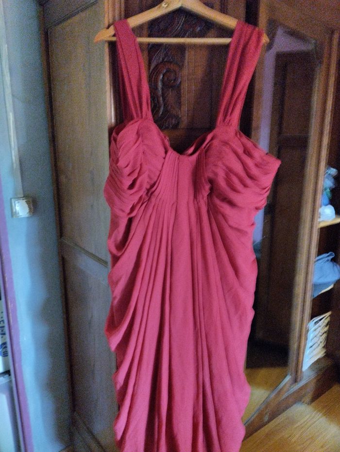 Robe de soirée coktail fushia - photo numéro 3