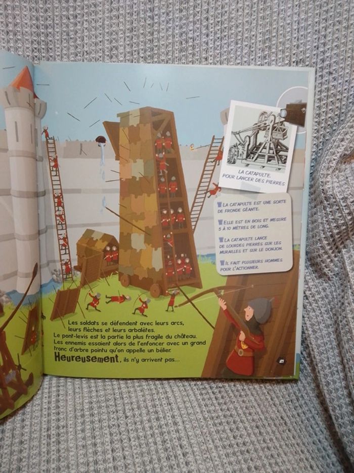 Livre + CD "En direct du Château Fort" - Les Petits reportages de Matthéo / Ed. Atlas - photo numéro 13