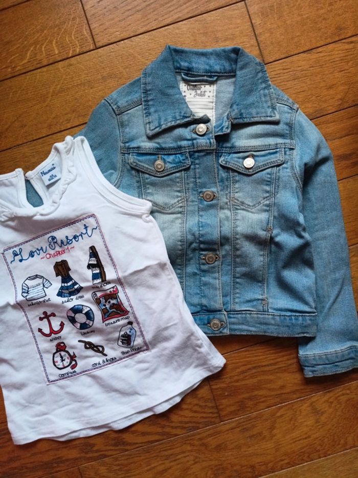 Veste jean enfants