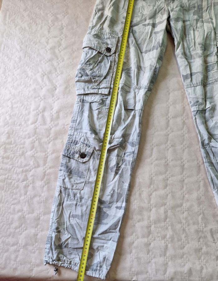Pantalon cargo Y2k  , Rivaldi  , camouflage clair  , taille M - photo numéro 5