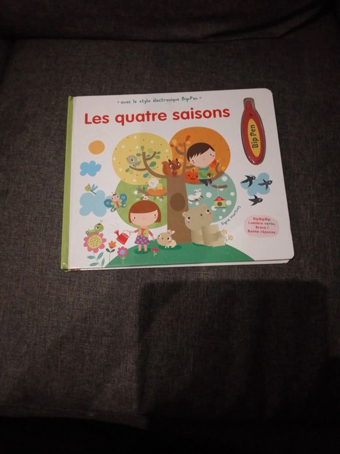 Livre interactif - Les quatre saisons : avec le stylo électronique Bip Pen