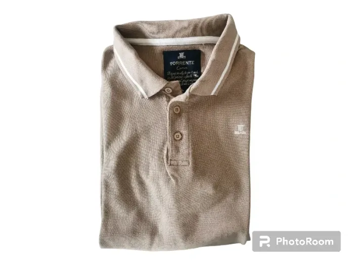 Tee shirt polo torrente couture taille L - photo numéro 2