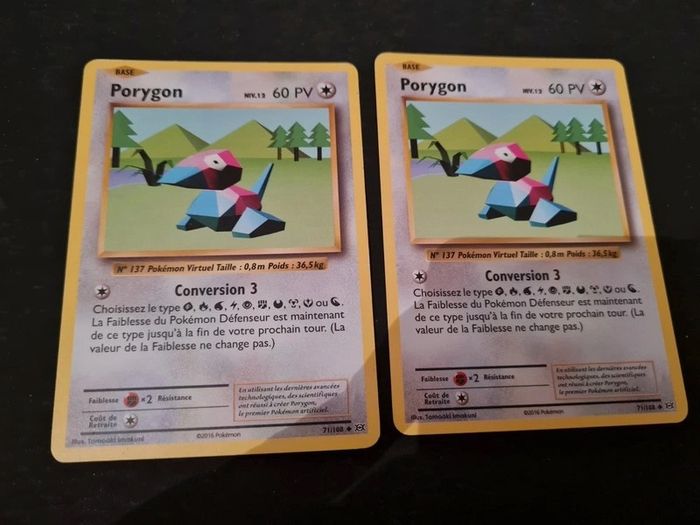 Carte pokémon Porygon 71/108 - photo numéro 1