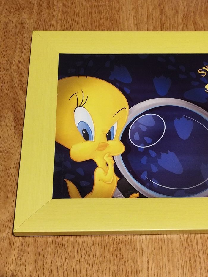 Grand cadre en bois Looney Tunes - photo numéro 2