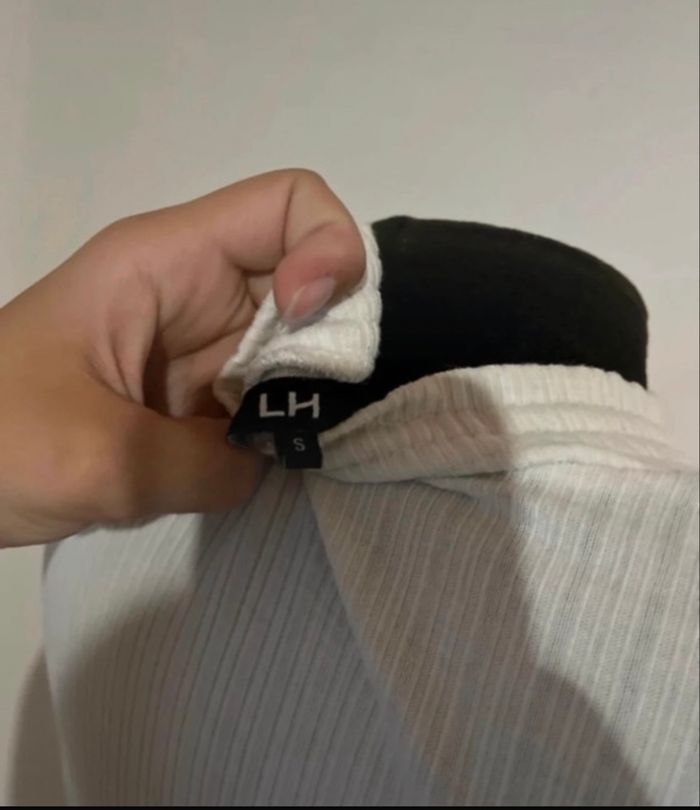 Lot de 2 haut manches longues taille S de La halle en très bon état - photo numéro 10