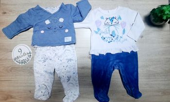 Lot 2 pyjamas Petit Béguin  9mois
