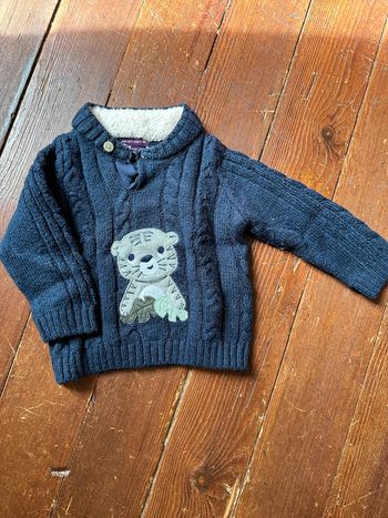 Pull bleu marine Sergent Major 6 mois