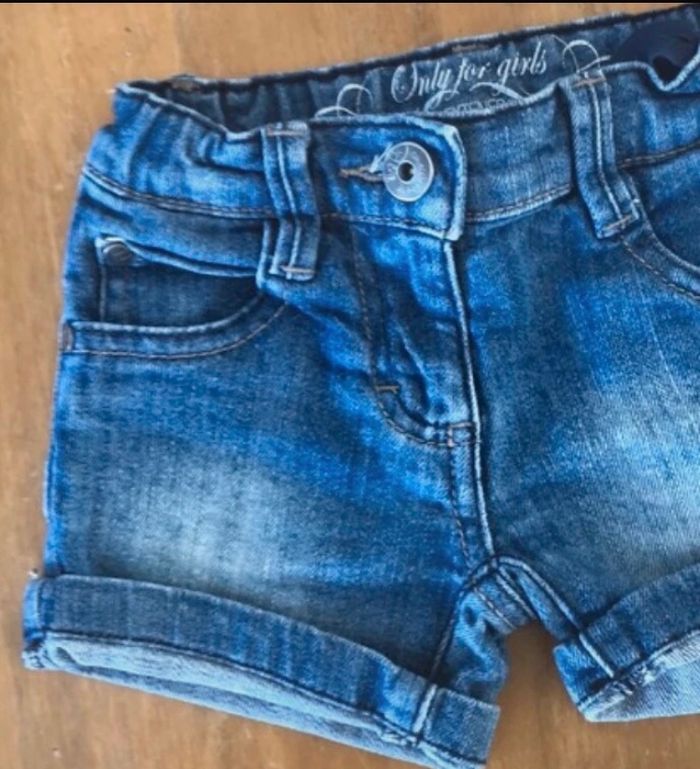 Short en jean bleu - photo numéro 2