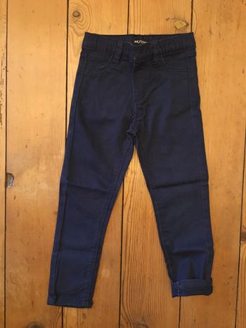 Pantalon jegging bleu Marine enfant fille InExtenso