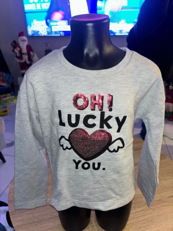 Pull fille en très bon état taille 8 ans