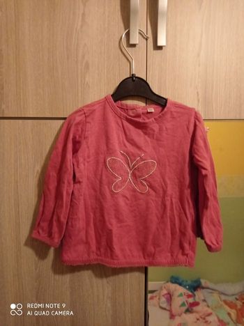 T-shirt manches longues taille 80 (9/12 mois)