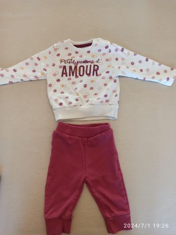 Ensemble bébé fille 6 mois
