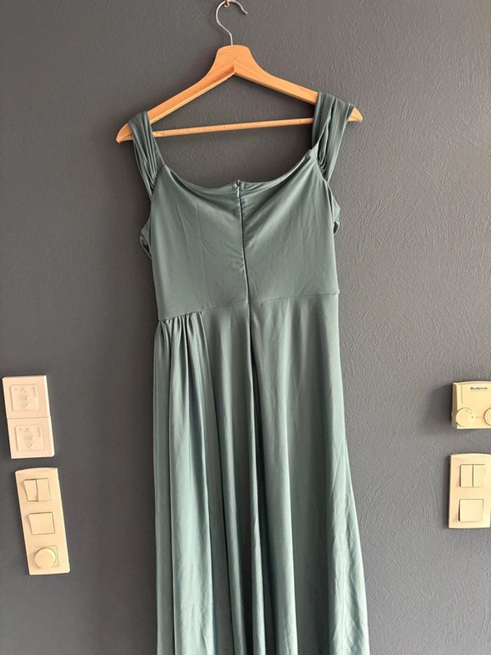 Robe de soirée neuve taille L turquoise - photo numéro 5