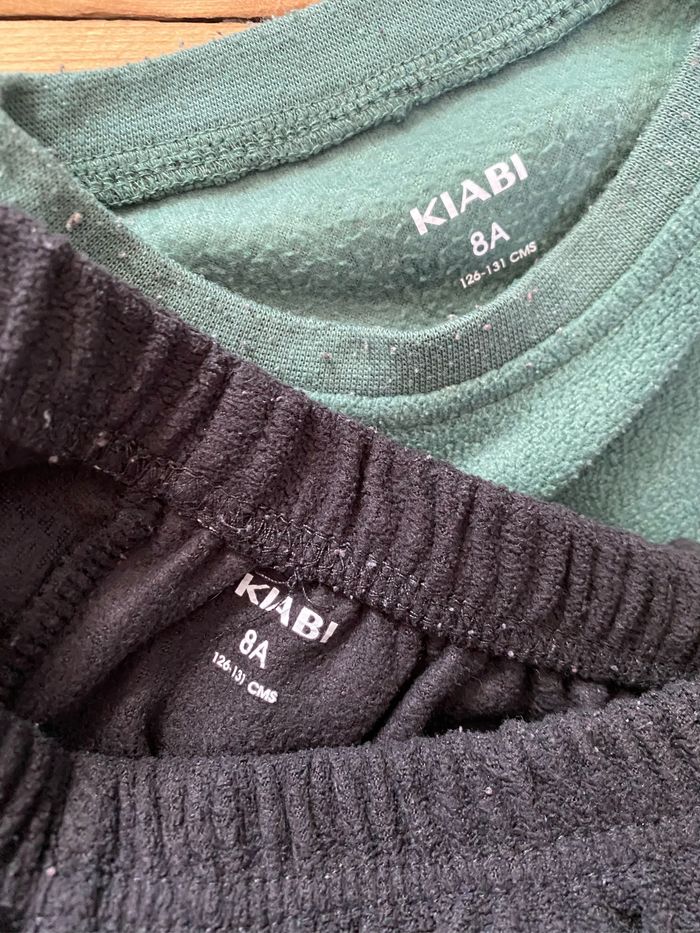 Pyjama polaire vert tigre et noir 8 ans Kiabi - photo numéro 3