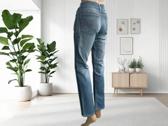 Jean vintage y2 Escada Sport ,coupe droite ,taille mi-haute ,extensible - photo numéro 6