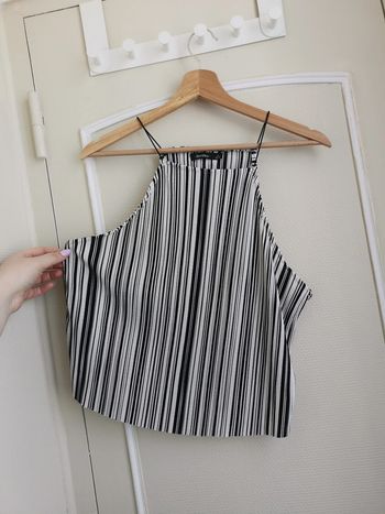 Top à rayures taille L
