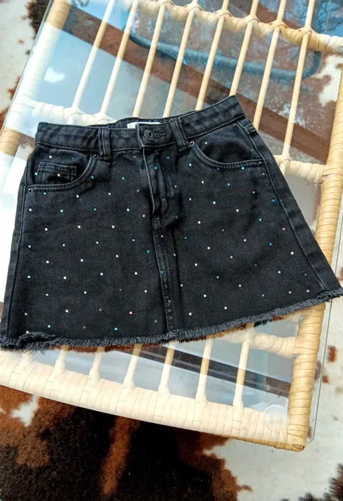 Jupe en jean noir