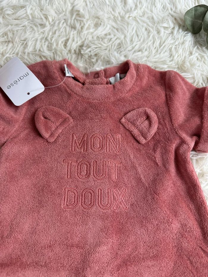 Barboteuse / Combishort Marese taille 6 mois - photo numéro 3