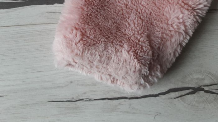 Vêtement fille manteau rose moumoute Okaidi 4 ans - photo numéro 6