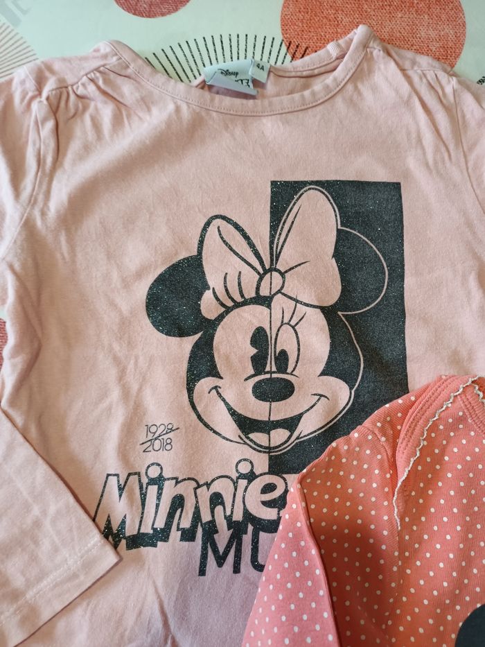 Lot 7 t-shirts manches longues 👧 taille 4 ans - photo numéro 10
