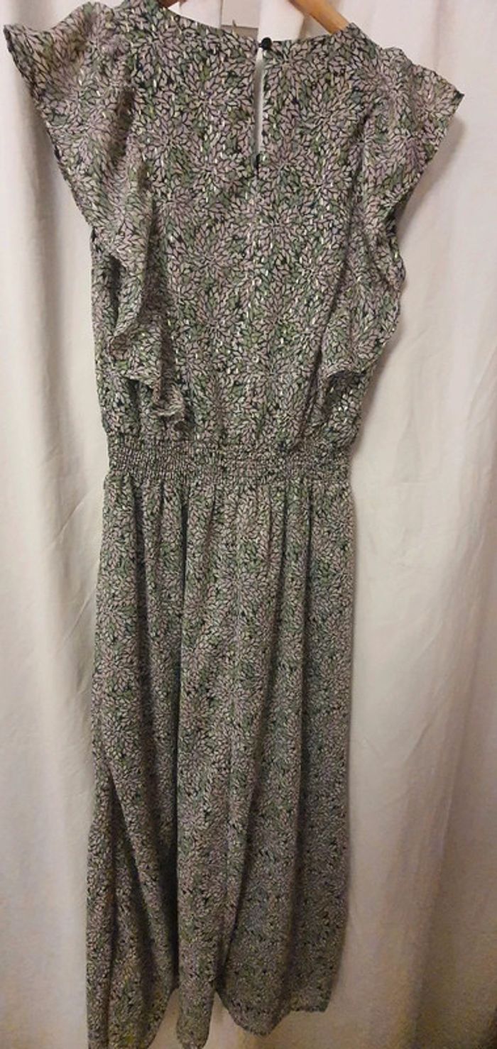 Robe longue doublée taille smockée - photo numéro 3