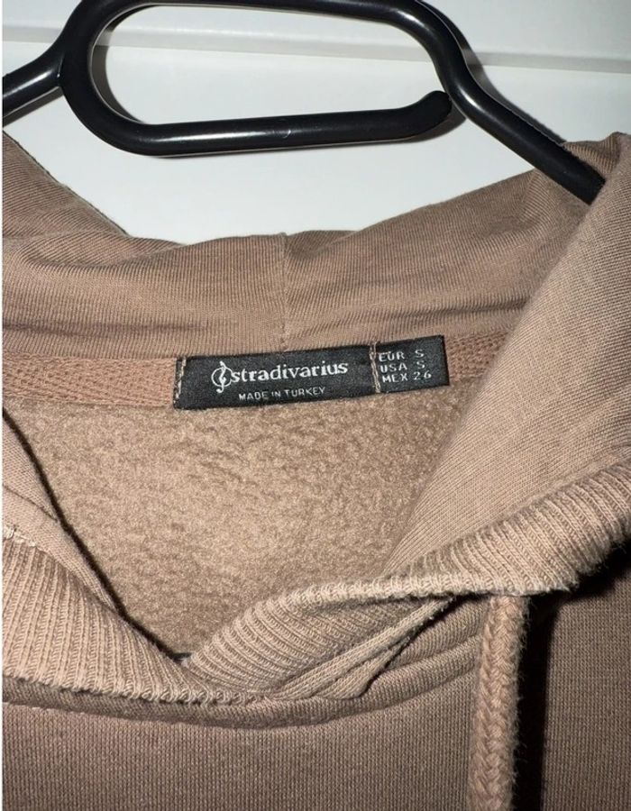 Sweat marron Stradivarius taille S femme très bon état - photo numéro 2