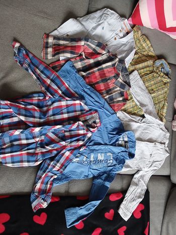 Lot 6 chemises 4 ans