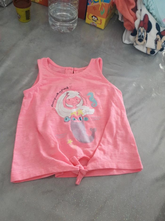 Débardeur sirène 12 mois