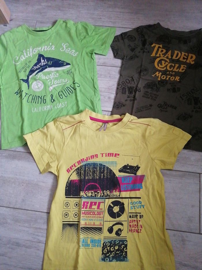 Lot 3 t shirt t 6ans