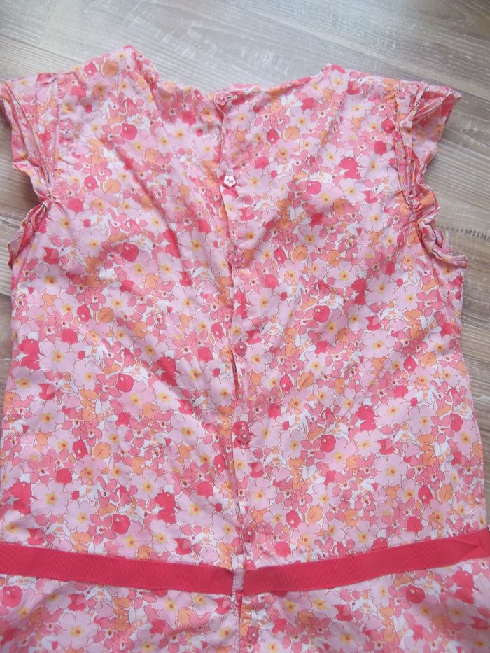 Robe fleurie rose Jacadi 12 ans - photo numéro 5