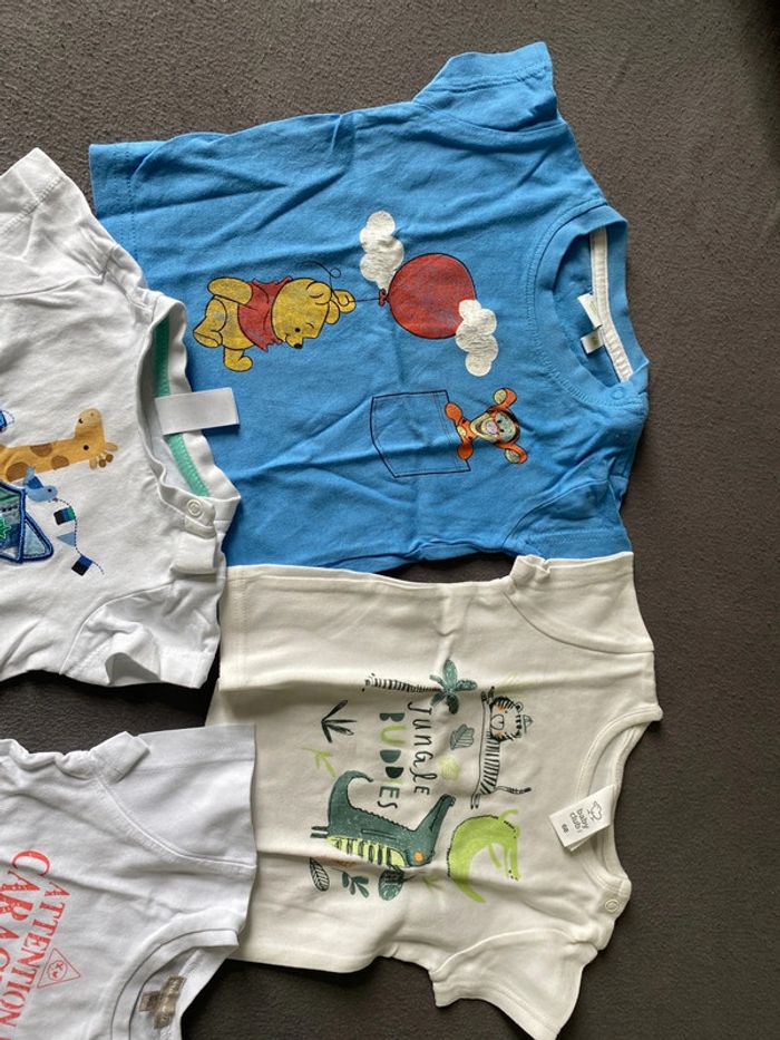 Lot de 4 t-shirt bébé - photo numéro 3