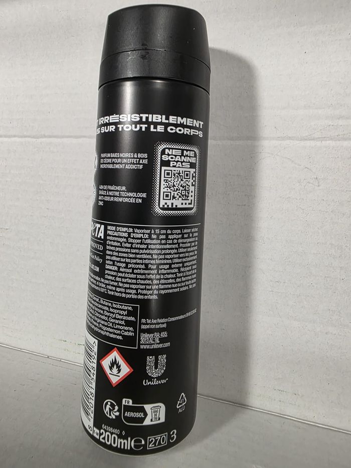 Déodorant AXE 200ml  Black - photo numéro 3