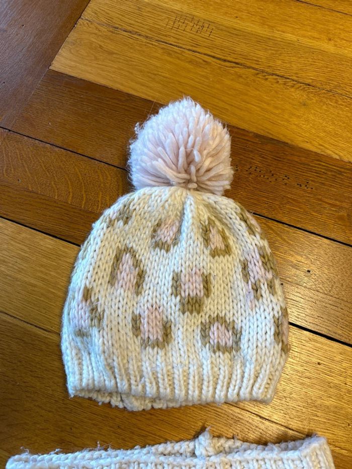 Bonnet et tours de cou bébé fille Lili Marrlle - photo numéro 2