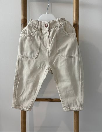 Jean boyfriend beige