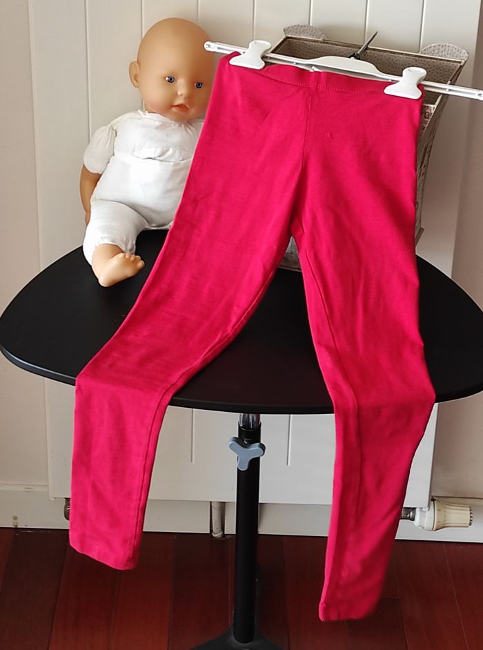 ❤️ Legging fille 8 ans – Rouge – Très bon état - photo numéro 1