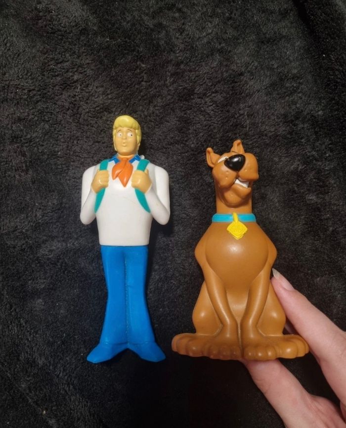 Lot De Deux Figurines Fred et Scooby Doo, Burger King