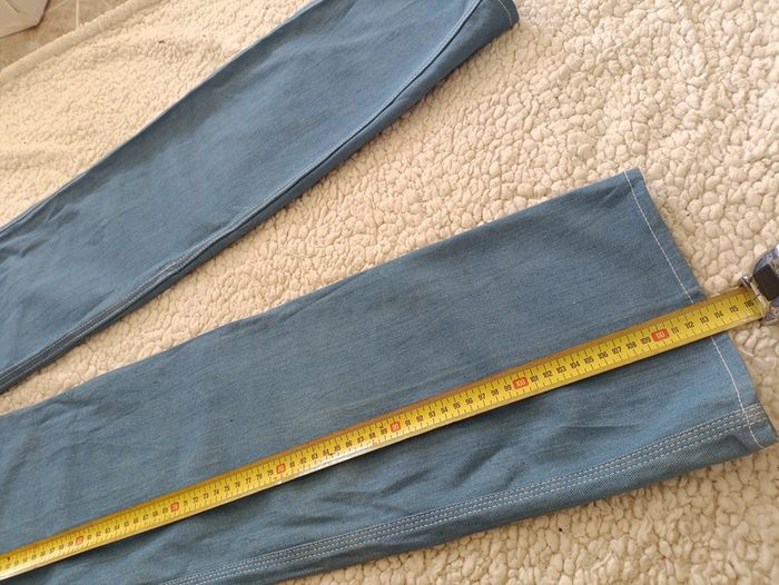 Jean droit vintage clair "N'est-ce pas ?" taille 38/40 - coupe droite Y2K rétro - photo numéro 6