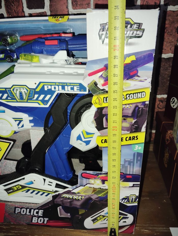 Gros robot véhicule police - photo numéro 6