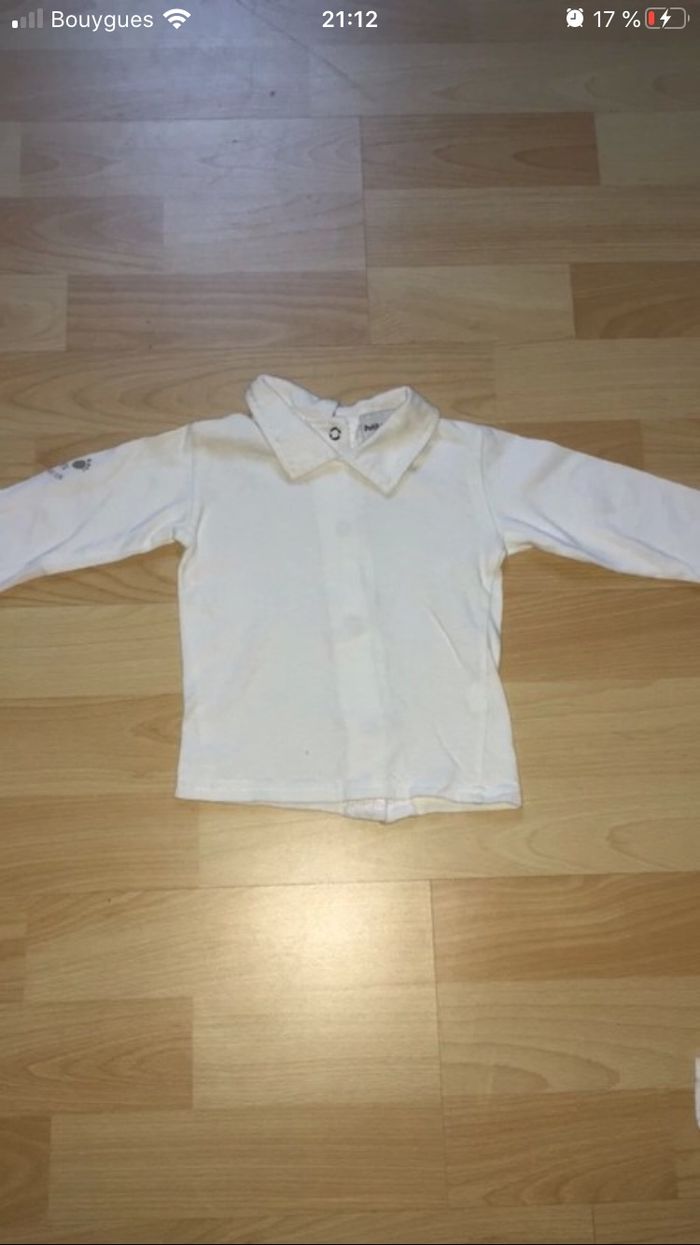 Chemise 6 mois Petit à petit
