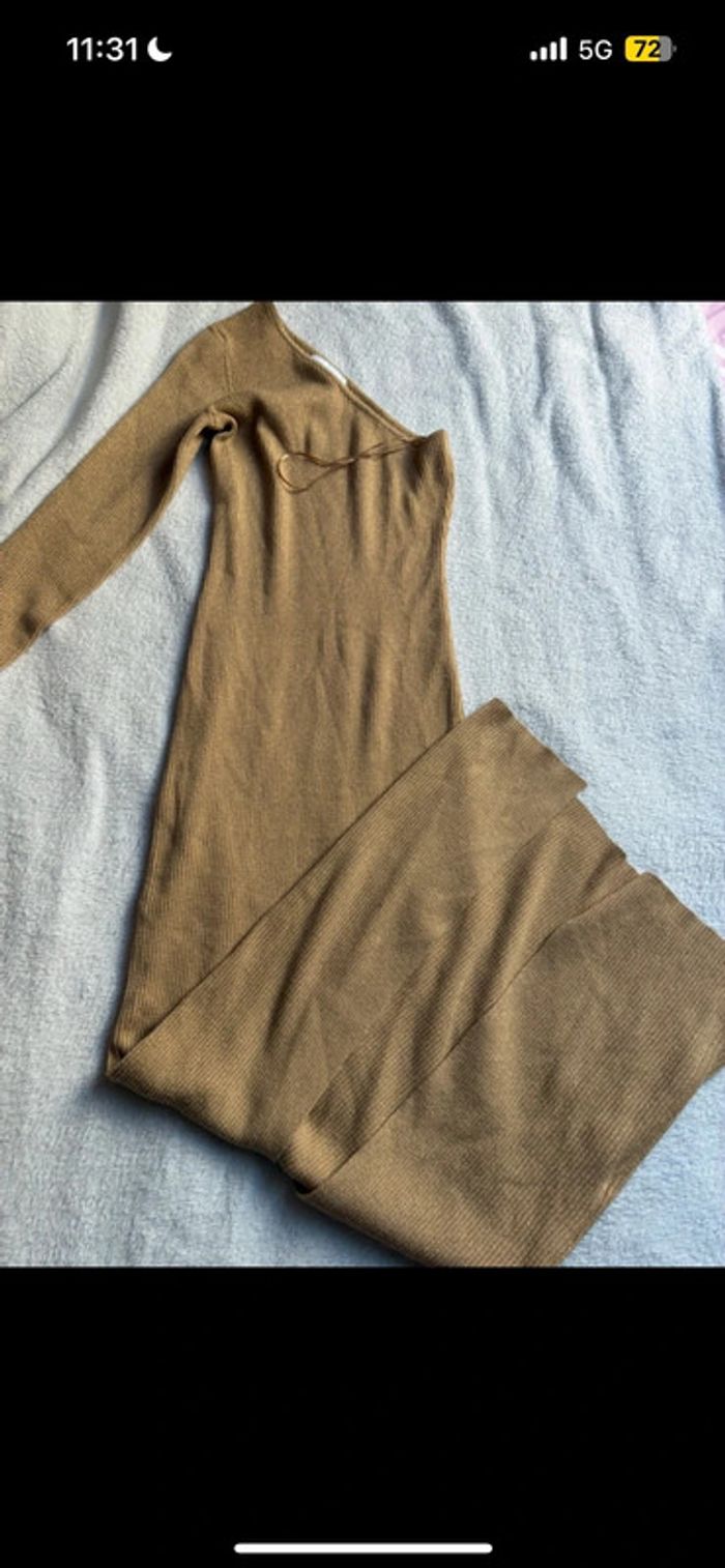 Robe marron beige - photo numéro 8