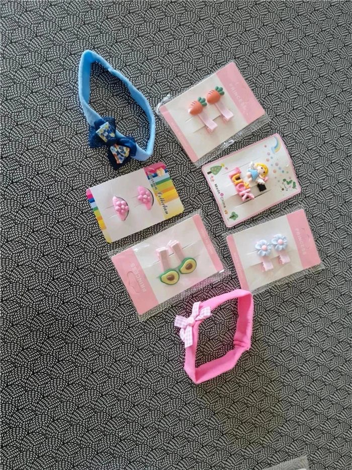 Lot accessoires cheveux bébé