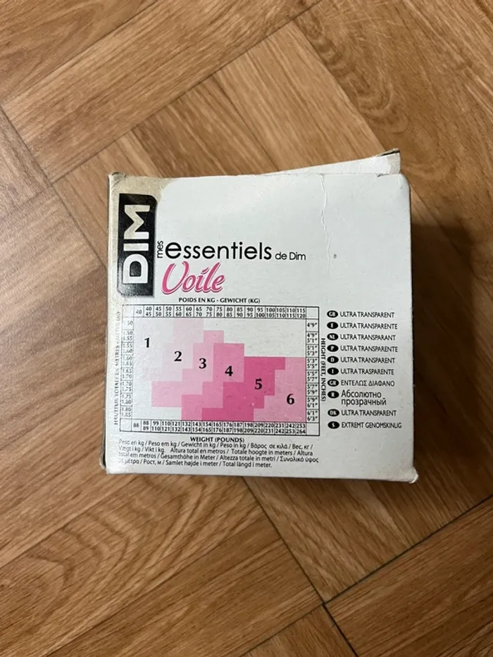 Collant ultra transparent ambre 15D - 4 DiM (NEUF) - photo numéro 3