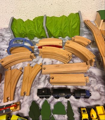 Grand circuit en bois