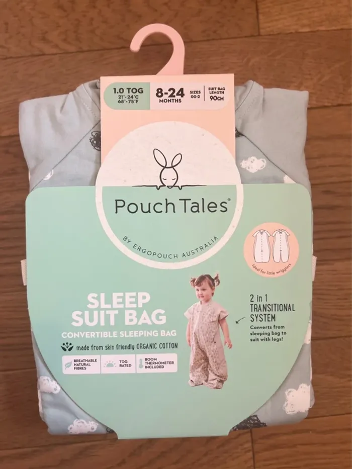 (New) sleep suit bag 8-24m