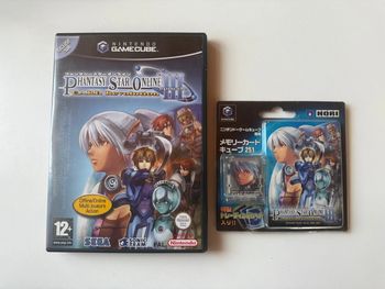 Rare ! phantasy star online III 3 sur Nintendo gamecube avec carte mémoire