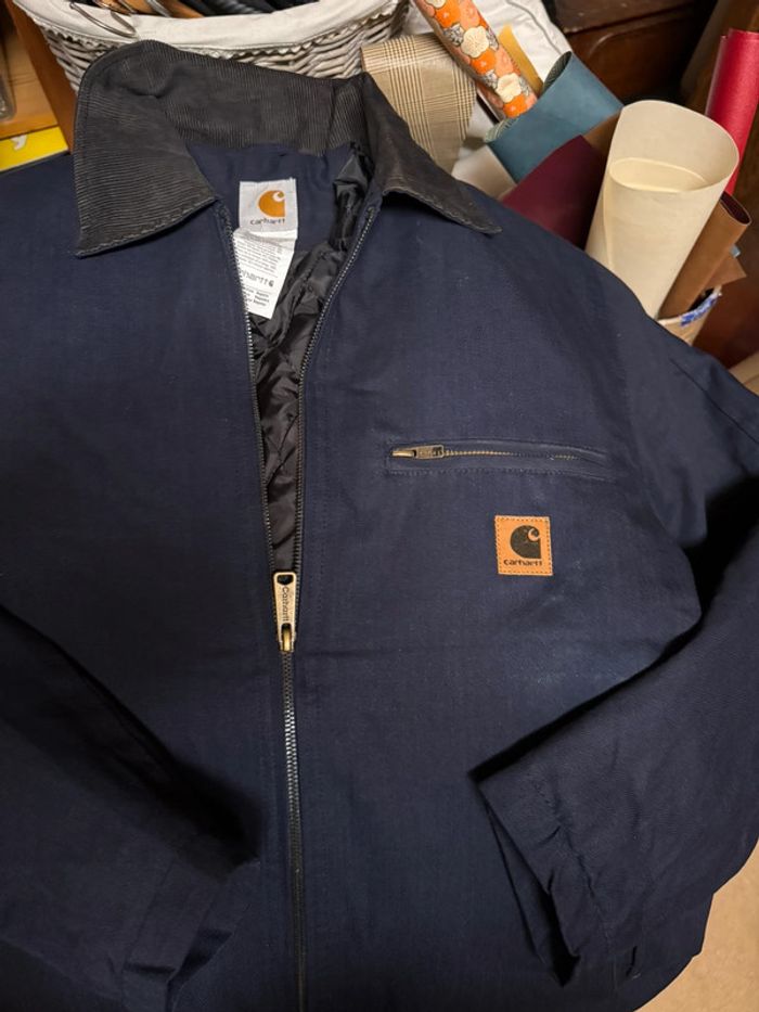 Veste Carhartt bleu marine – authentique, très bon état - photo numéro 2